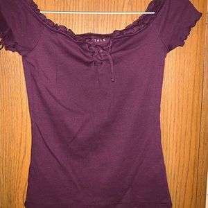 Off the shoulder shirt